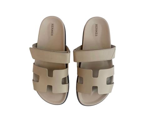 hermes chypre beige mastic|HERMES Calfskin Womens Chypre Sandals 38.5 Beige Mastic.